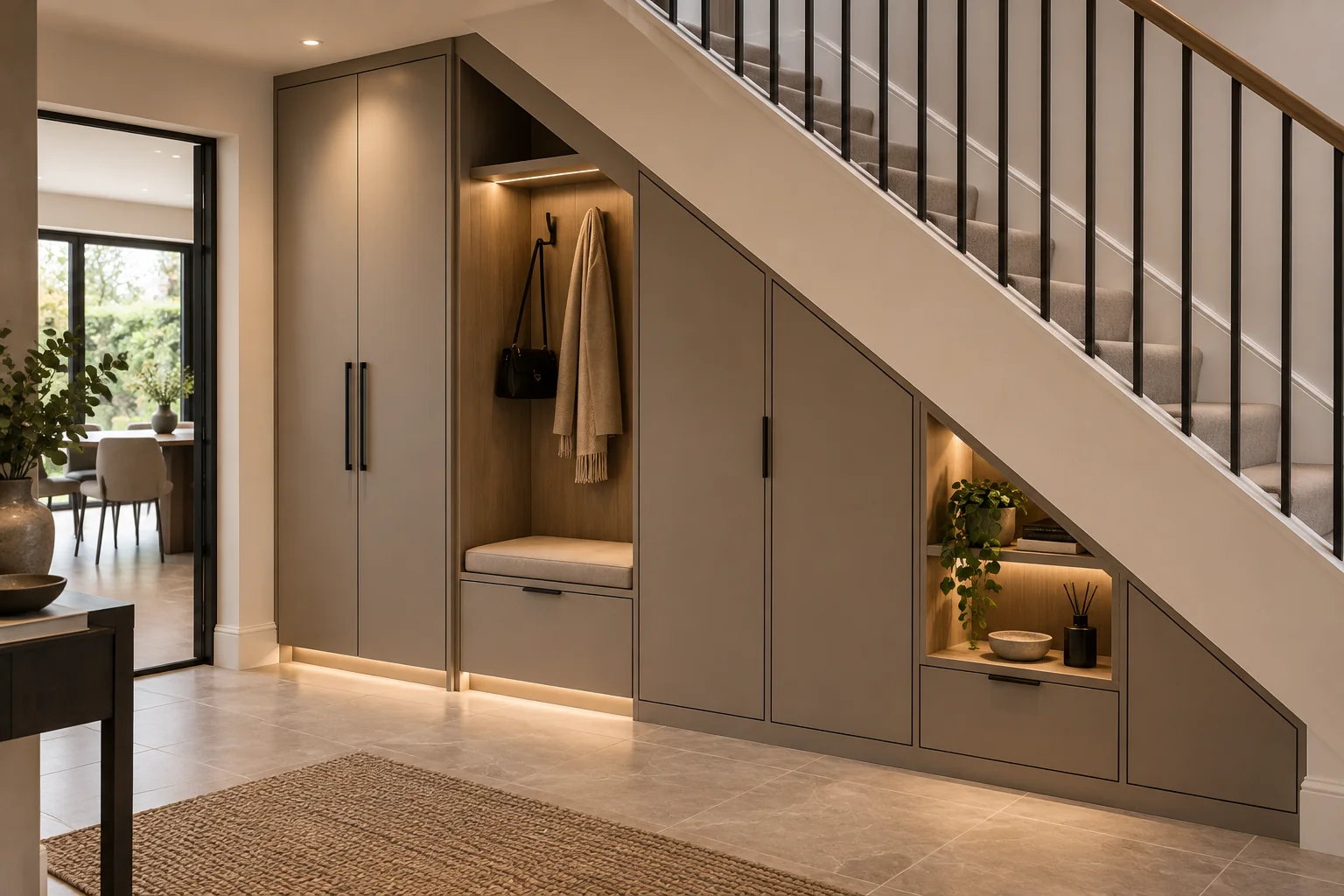 Understairs storage